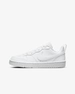  Scarpe Sneakers Donna Bambino ragazzo Nike COURT BOROUGH LOW Total White 