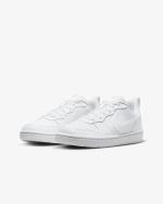  Scarpe Sneakers Donna Bambino ragazzo Nike COURT BOROUGH LOW Total White 
