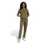 Sport Full Tracksuit Adidas WOMENS 3-Stripes Polyester Olive Green