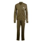 Sport Full Tracksuit Adidas WOMENS 3-Stripes Polyester Olive Green