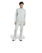  Tuta Intera Completa UOMO Adidas 3 Stripes Tricot Grigio 
