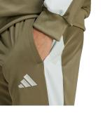  Tuta Intera Completa UOMO Adidas Training ColorBlock Verde Oliva Con tasche 