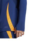  Real Madrid Adidas Felpa Allenamento Training Top Blu 2025 mezza zip 
