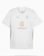 Trainingstrikot AC MILAN Puma 2024 25 Herren Weißgold