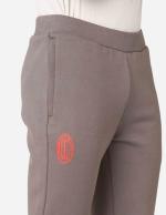 Hosenanzug ACM MILAN Puma Sweat CASUALS mit Reißverschlusstaschen Baumwollfleece Mann 2023 24 Grau