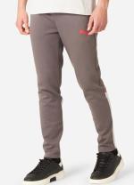 Hosenanzug ACM MILAN Puma Sweat CASUALS mit Reißverschlusstaschen Baumwollfleece Mann 2023 24 Grau