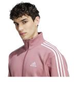  Tuta Intera Completa UOMO Adidas Basic 3-Stripes Fleece Rosa Cotone Felpato 