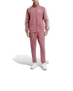  Tuta Intera Completa UOMO Adidas Basic 3-Stripes Fleece Rosa Cotone Felpato 