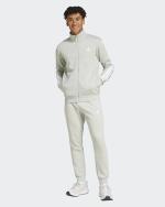  Tuta Intera Completa UOMO Adidas Basic 3-S Fleece Wonder Silver Cotone Felpato 