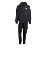  Tuta Intera Completa UOMO Adidas Cargo Woven Nero Poliestere Microfibra 