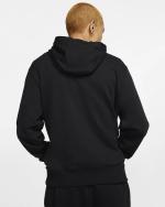 Nike Sportswear Club Hooded Full Zip COTTON Black Sweatshirt Jacket