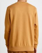 Nike Pullover Crew Club Baumwollfleece Sport-Sweatshirt ELEMENTAL GOLD WEISS