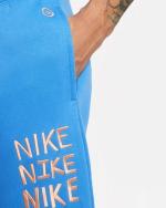 Nike Sportswear Fleece Jogger Light Photo Blue Cotton Fleece Tracksuit Pants
