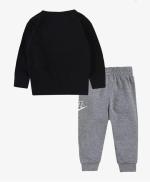 Nike NSW THRILL Crew Pants Set Kids Baby Unisex Black Grey