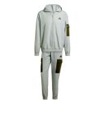  Tuta Intera Completa UOMO Adidas Cargo Woven Wonder Silver con tasche 