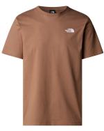 The North Face RedBox TEE Cotton Jersey Short Sleeve Crew Neck Mens Milk Gravel T-Shirt