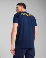 T-shirt Leisure PORTUGAL FPF Puma CASUALS Crewneck Men 2025 Polyester Persian Blue-Sunny Yellow