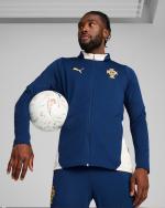 PORTUGAL FPF Puma Polyester Herren Trainingsanzug Jacke 2025 Persian Blue-Sugared Almond