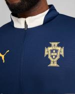PORTUGAL FPF Puma Polyester Herren Trainingsanzug Jacke 2025 Persian Blue-Sugared Almond