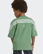 leisure T-shirt Adidas Disney Mickey Mouse Crew Cotton Junior Green