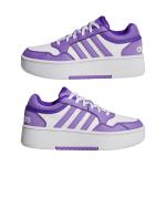Sportschuhe Turnschuhe Adidas Hoops Bold J Junior Junge Damen Weiß Lila