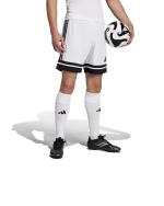  Pantaloncini Calcio Football Shorts UOMO Adidas Squadra 25 Bianco senza tasche 
