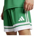  Pantaloncini Shorts UOMO Adidas Squadra 25 Football Verde Bianco 