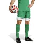  Pantaloncini Shorts UOMO Adidas Squadra 25 Football Verde Bianco 