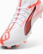  Scarpe Calcio Puma Ultra Match 5 FG/AG Bianco Rosso collarino 