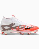  Scarpe Calcio Puma Ultra Match 5 FG/AG Bianco Rosso collarino 