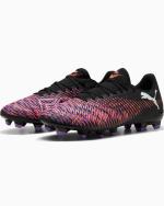 Football Boots Puma FUTURE 8 Play FG/AG Black White-Glowing Red