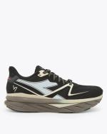 Diadora ATOMO V7000 Running Shoes MADE IN ITALY BLACK, WHITE,SMOKE GRAY Grey