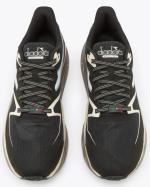 Diadora ATOMO V7000 Running Shoes MADE IN ITALY BLACK, WHITE,SMOKE GRAY Grey