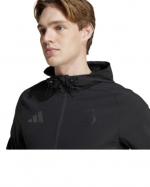 Real Madrid Adidas Tiro 25 Competition Vis Tech Travel Woven Microfiber Nylon Schwarze Herren Trainingsjacke 2025
