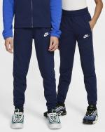  Tuta Intera Completa Ragazzi Unisex Nike K NSW POLY FZ Blu Poliestere 