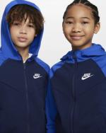  Tuta Intera Completa Ragazzi Unisex Nike K NSW POLY FZ Blu Poliestere 
