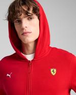 Scuderia Ferrari Puma Race Full Zip Hooded Sports Jacket Men Cotton 2025 Red