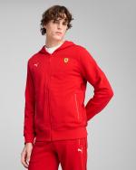 Scuderia Ferrari Puma Race Full Zip Hooded Sports Jacket Men Cotton 2025 Red