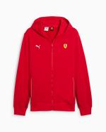 Scuderia Ferrari Puma Race Full Zip Hooded Sports Jacket Men Cotton 2025 Red
