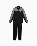  Tuta Intera Completa UOMO Puma Woven Colorblock Nero Grigio 
