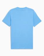 jersey T-shirt puma ESS Block Crewneck Cotton Team Light Blue