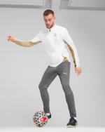 Trainingsanzugjacke AC MILAN Puma Polyester Herren 2024 25 Weißgold