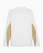Trainingsanzugjacke AC MILAN Puma Polyester Herren 2024 25 Weißgold