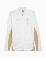 Trainingsanzugjacke AC MILAN Puma Polyester Herren 2024 25 Weißgold