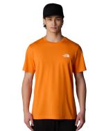 T-shirt Leisure T-shirt The north face SIMPLE DOME TEE Crewneck Cotton Men's Digital Orange