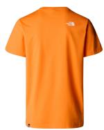 T-shirt Leisure T-shirt The north face SIMPLE DOME TEE Crewneck Cotton Men's Digital Orange