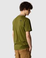 T-shirt leisure The north face SIMPLE DOME TEE Crewneck mens cotton Forest Olive