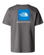 The North Face RedBox TEE Baumwolljersey Kurzarm Rundhals Herren T-Shirt Smoked Pearl Hero Blue