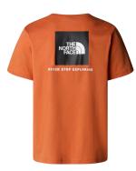  T-shirt maglia maglietta UOMO The North Face Arancione REDBOX Tee Cotone 