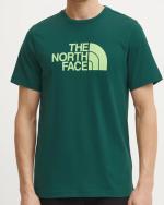 Leisure T-shirt The North Face S/S EASY TEE NEW Crewneck Mens Cotton Nori, Meta Lime